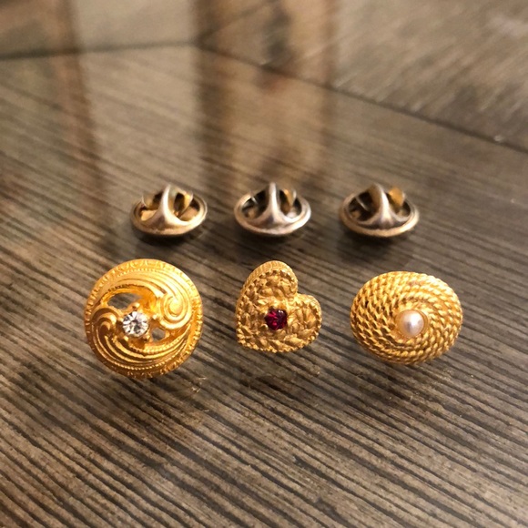 Vintage 1990’s Matte Goldtone Scatter Pins - Picture 3 of 12